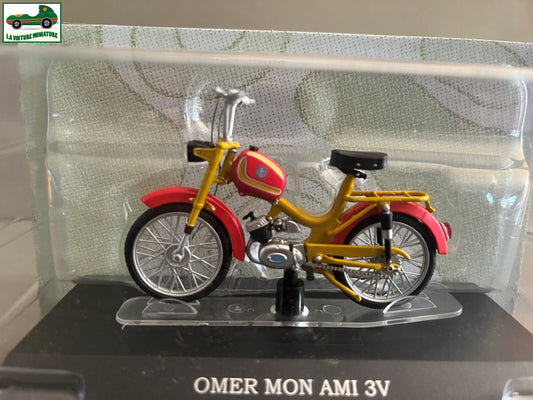 Moto Cyclomoteur miniature Omer Mon Ami 3V Leo Models 1/18