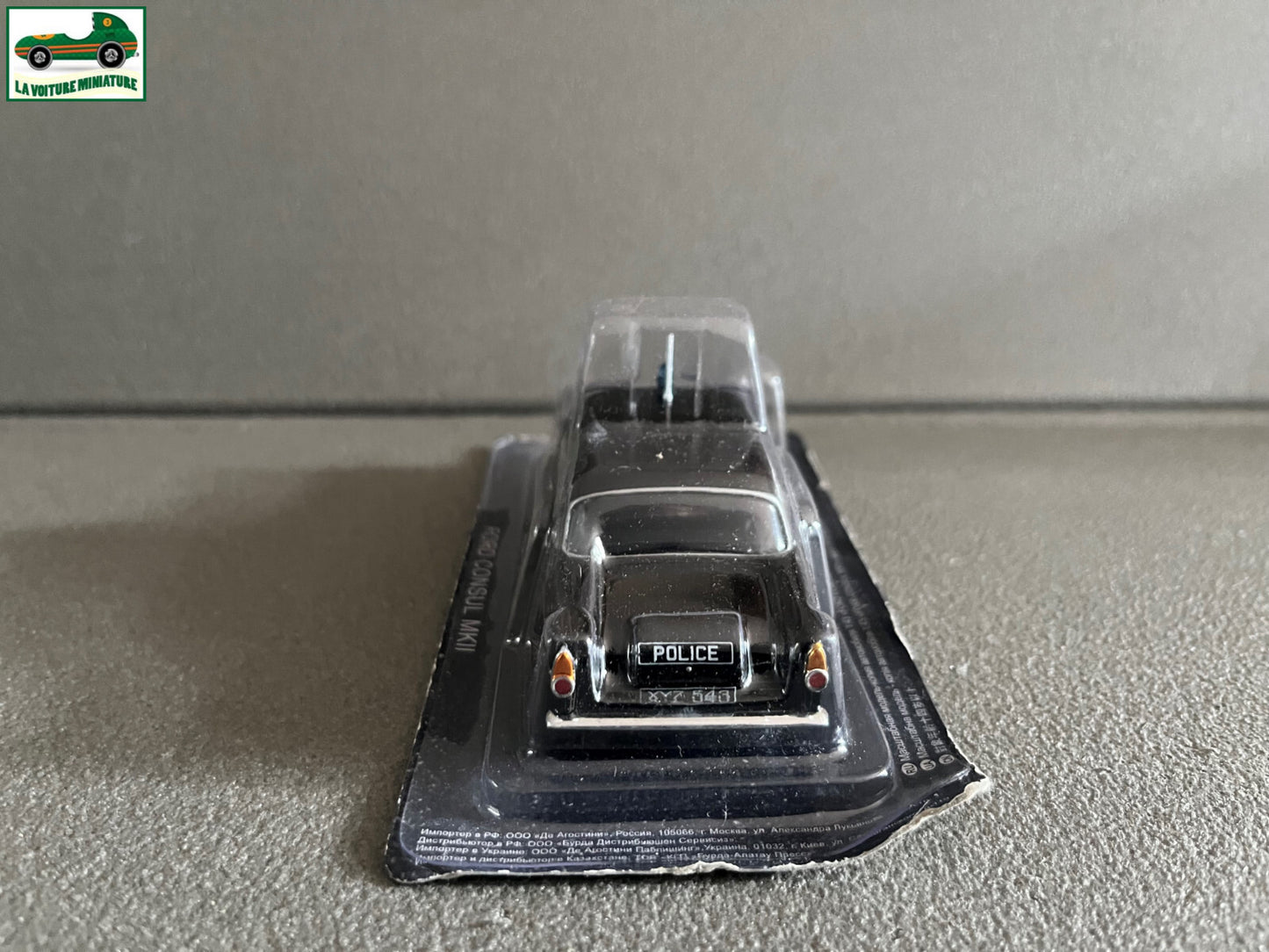 Voiture miniature Ford Consul MkII Police du Monde DeAgostini au 1/43