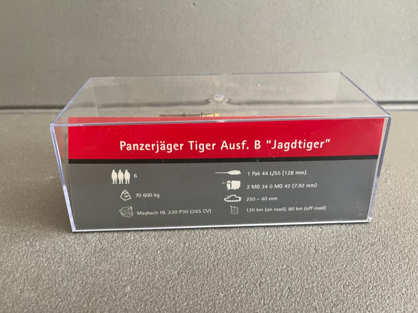 Miniature Militaire Char Tank Blindé Panzerjager Tiger Jagdtiger Altaya 1/72