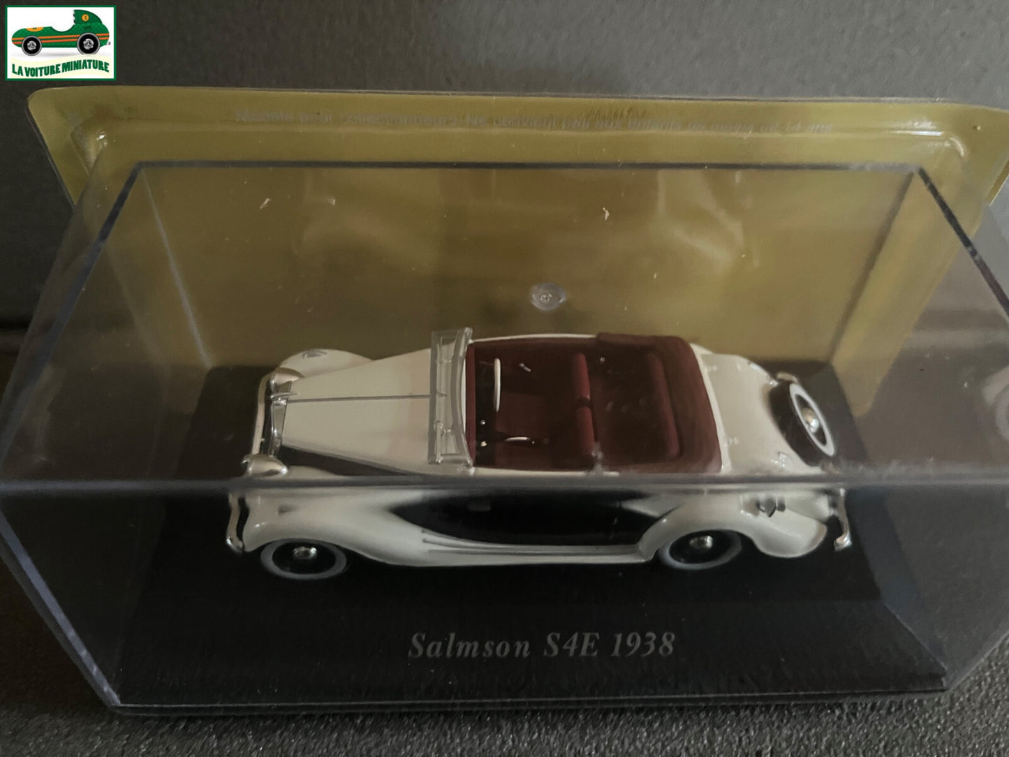 Voiture Miniature Salmson S4E 1938 Altaya au 1/43