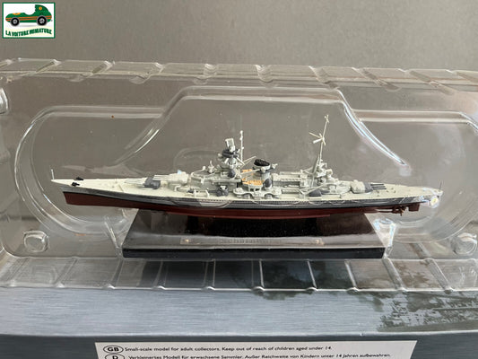 Miniature Militaire Blindé Navire Guerre Scharnhorst Editions Atlas au 1/1250
