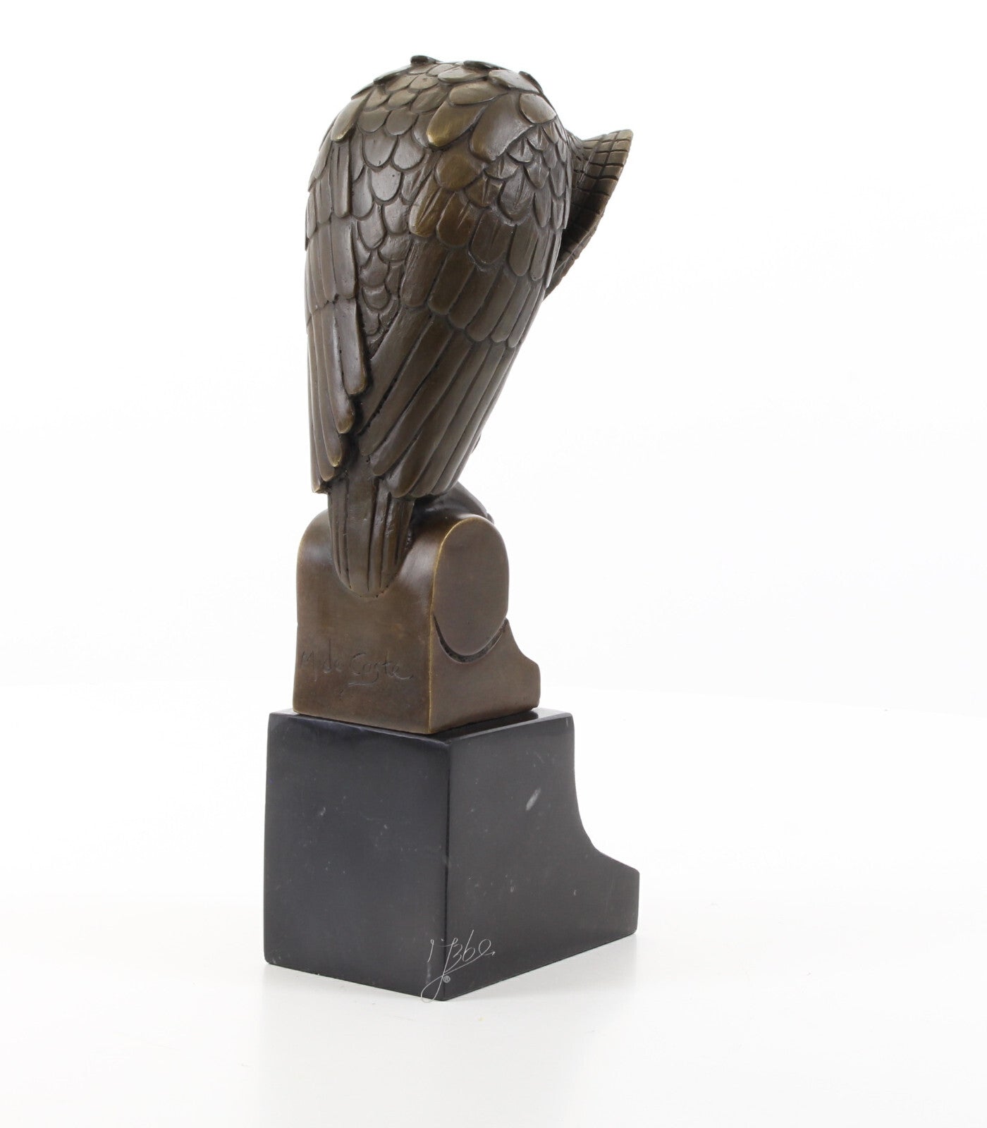 Statue Sculpture Bronze Art Déco Nouveau Hibou Chouette DSBJ-50 Moderne