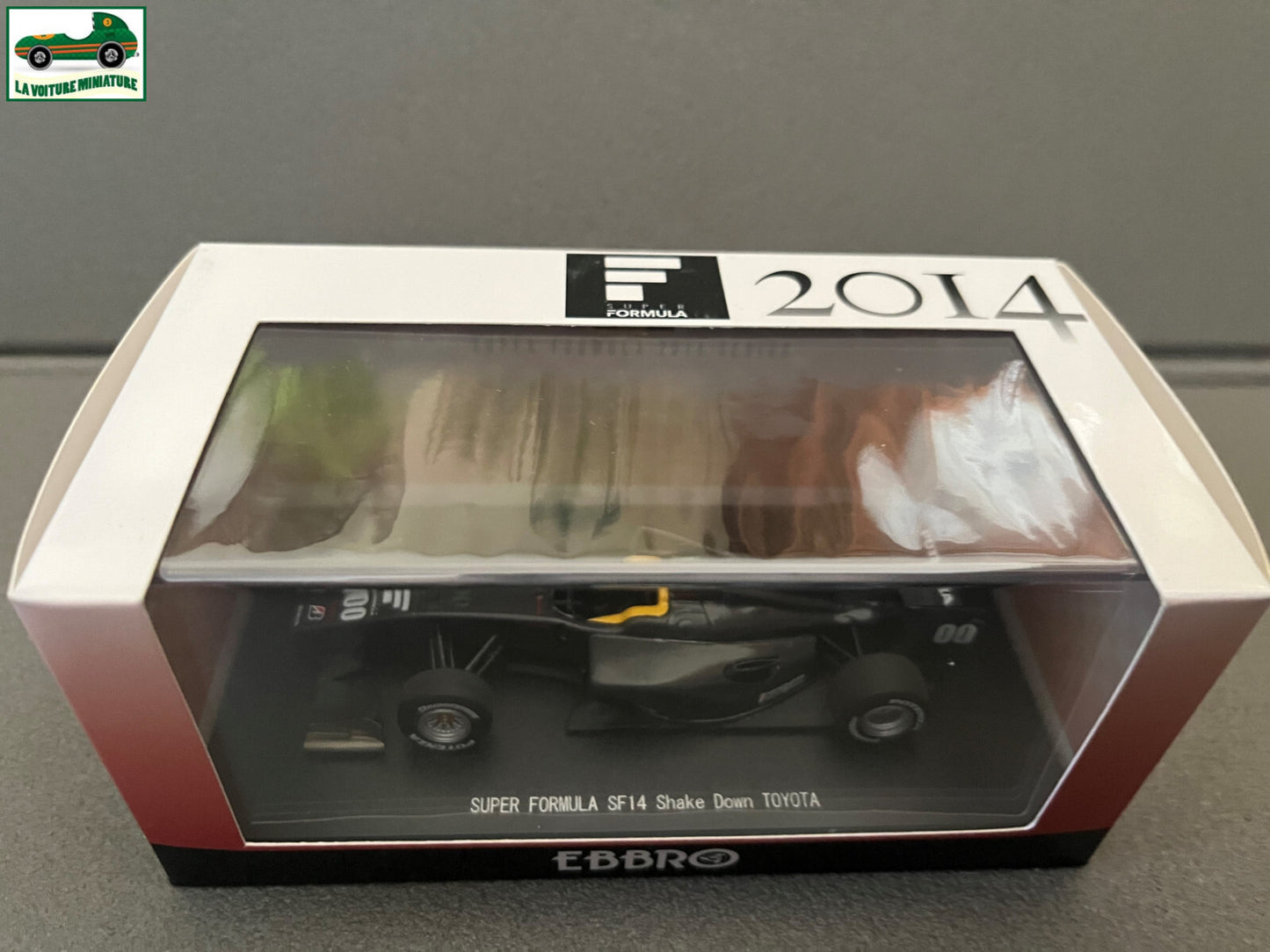 Voiture Miniature Shake Down Toyota SF14 Super Formula 2014 F1 Ebbro au 1/43