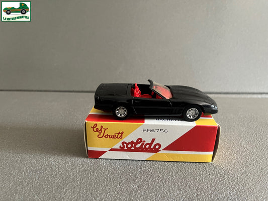 Voiture Miniature Chevrolet Corvette Cabriolet 1984 Solido Hachette 1/43