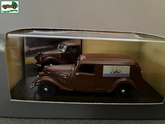 Voiture Miniature Citroen Traction 11BL Fourgonnette Atlas Courtage 1/43