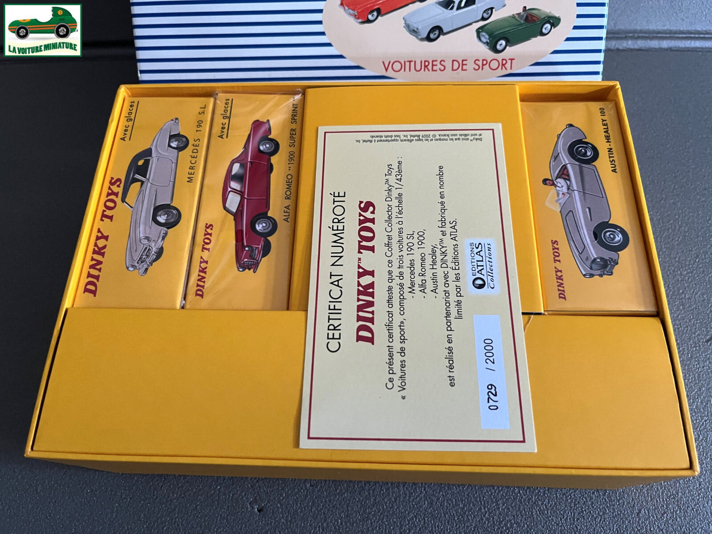 Voiture miniature Coffret Collector Voitures de Sport Dinky Toys Atlas