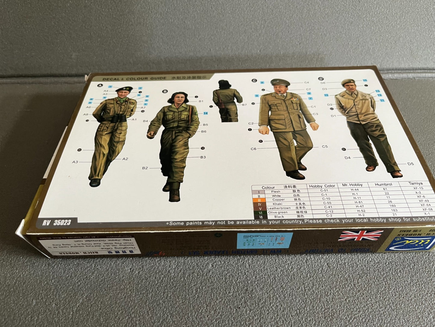 Maquette Militaire Figurine Soldat Riich Road To Victory WWII British 1/35