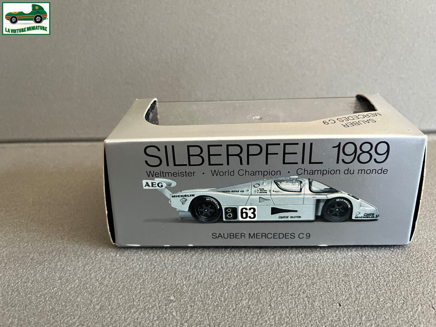 Voiture miniature Sauber Mercedes C9 Max Eligor France au 1/43