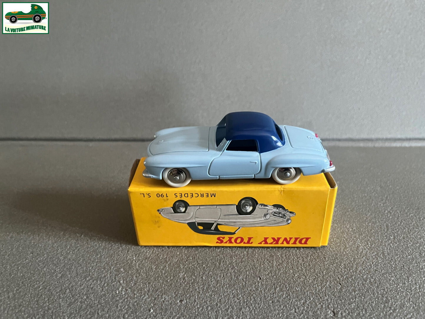 Voiture miniature Mercedes 190 SL Bleue Dinky Toys Atlas