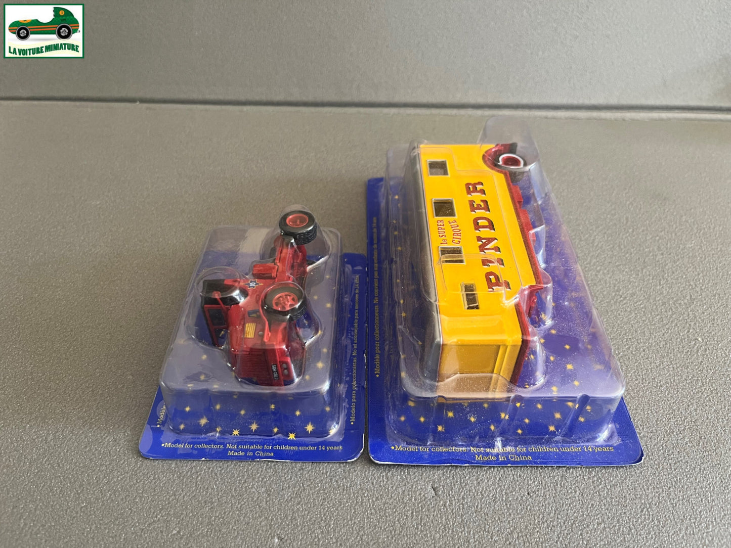 Voiture Miniature Tracteur Marmon Remorque FRUEHAUF Cirque Pinder Altaya 1/64