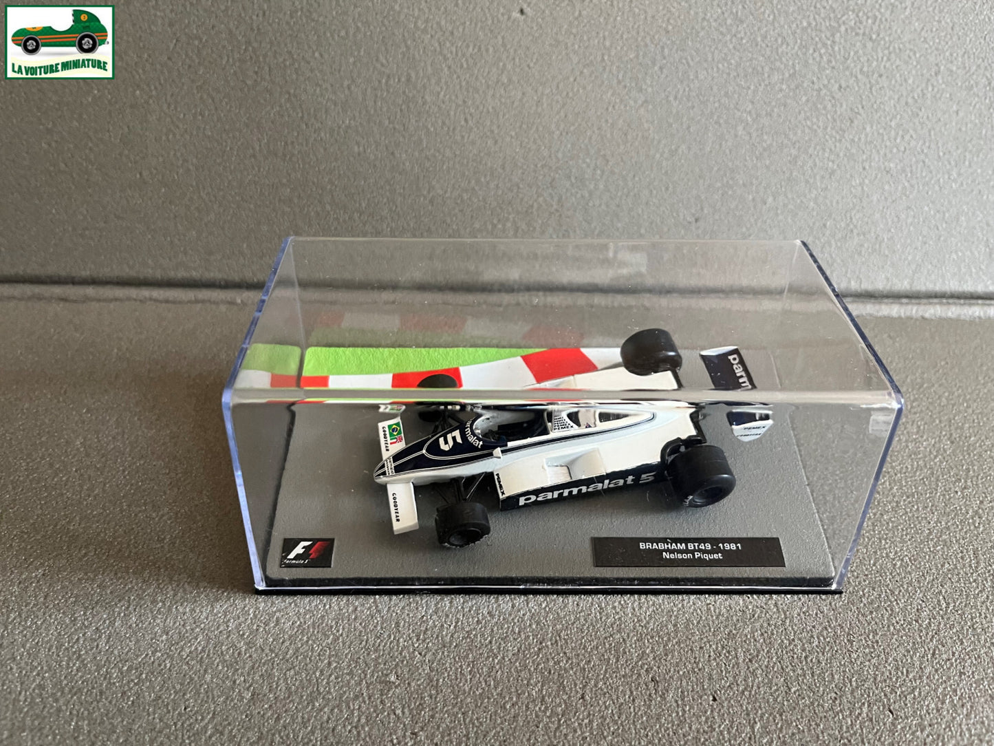 Voiture miniature Formule 1 F1 Brabham BT49 1981 Piquet au 1/43