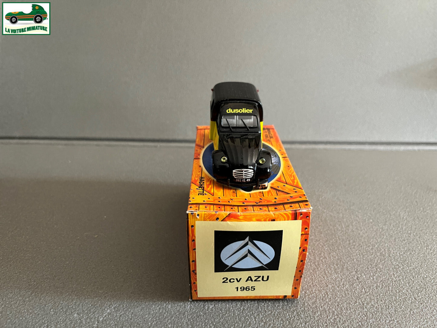 Voiture miniature Citroen 2cv Azu dusolier Norev Hachette au 1/43