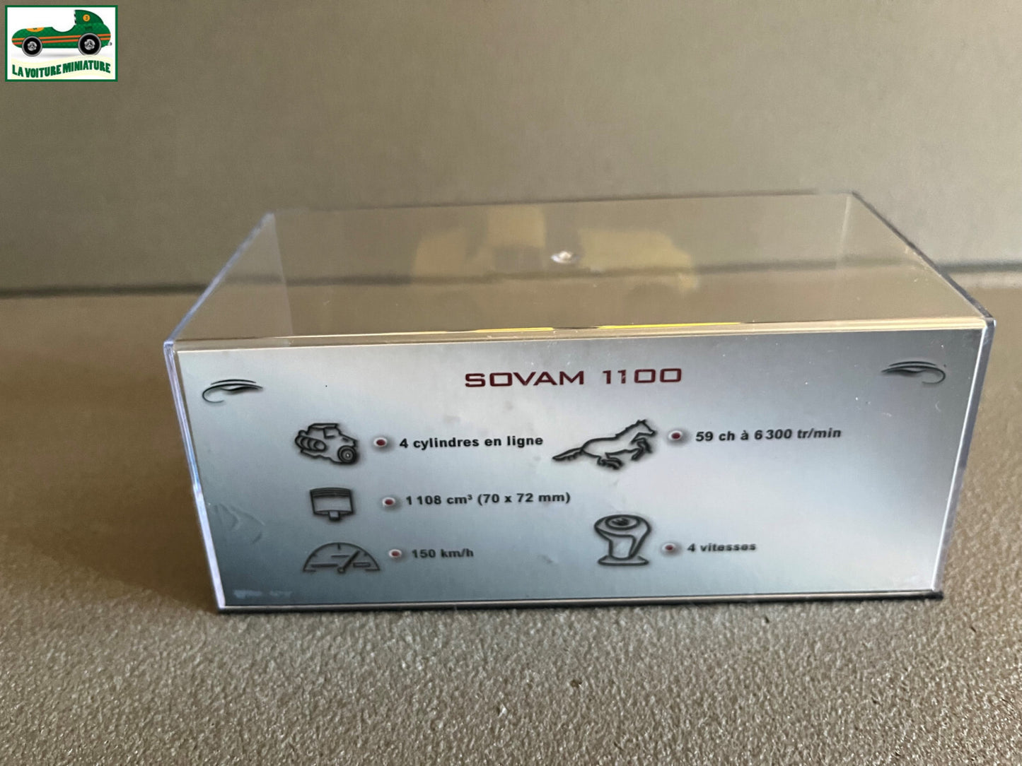 Voiture Miniature Sovam 1100 1966 au 1/43 Ixo Altaya