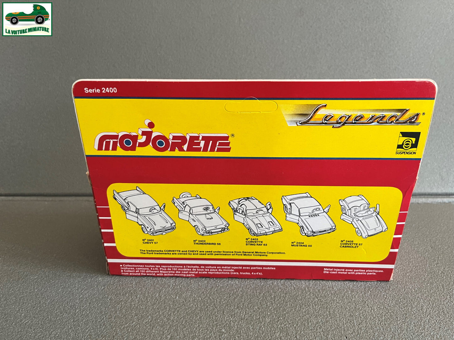 Voiture miniature Ford Thunderbird 56 2402 Majorette 1/32