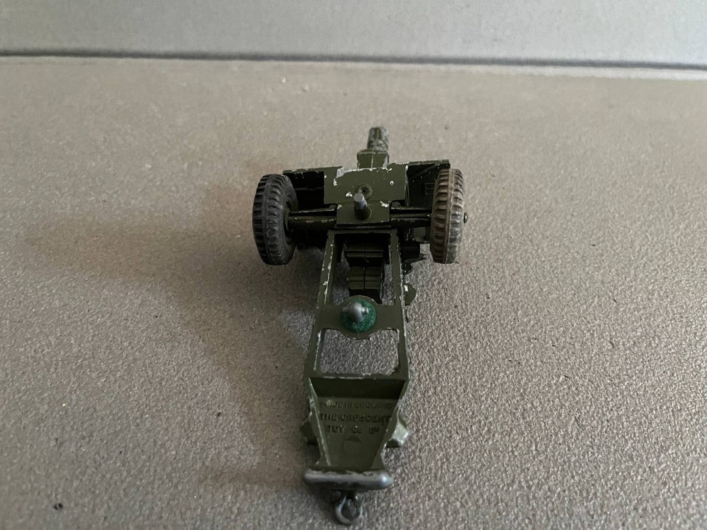 Ancienne Miniature Militaire Canon Crescent Toys England Epave