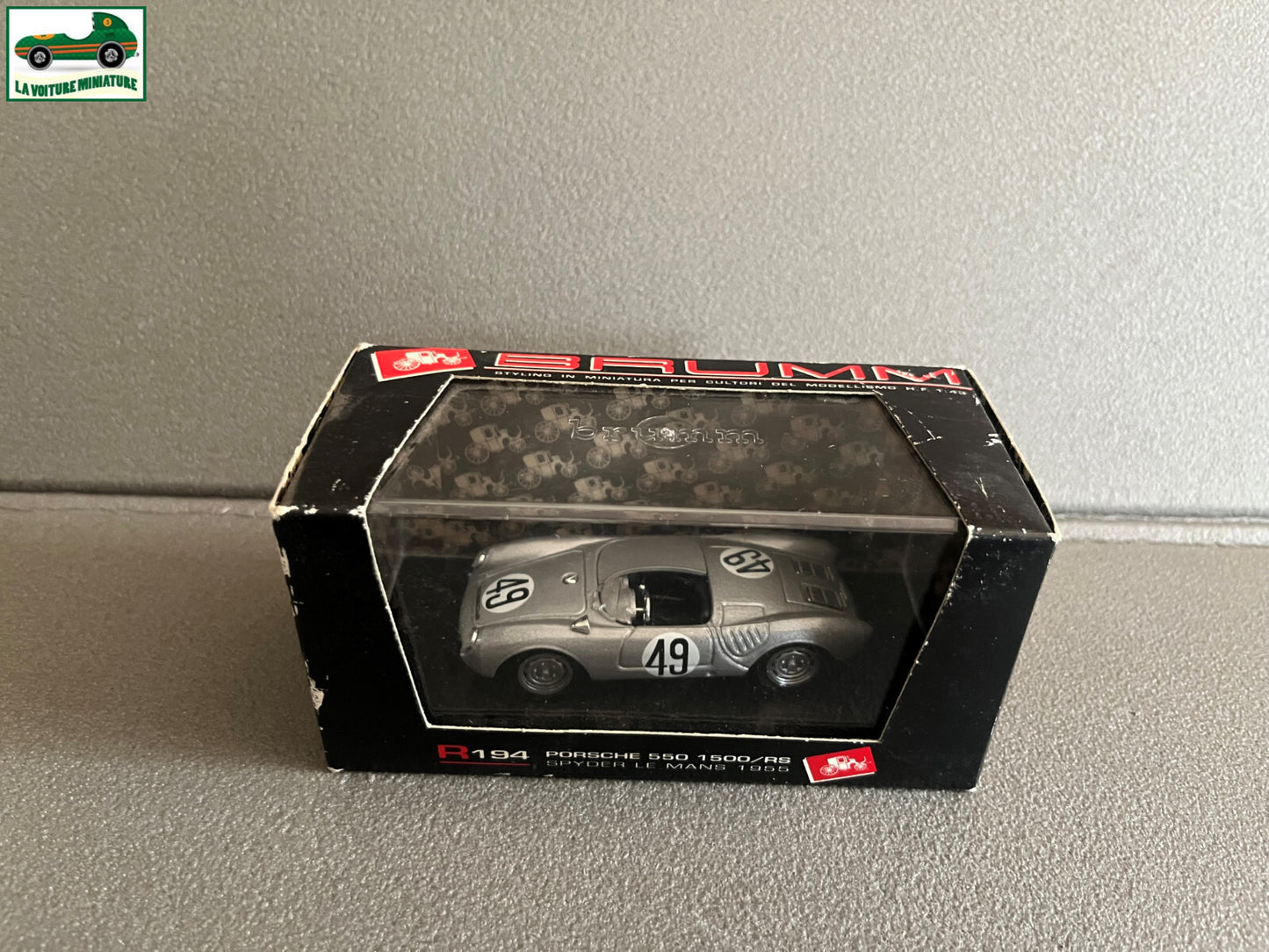 Voiture Miniature Porsche 500 1500/RS Spyder Le Mans Brumm Italy au 1/43