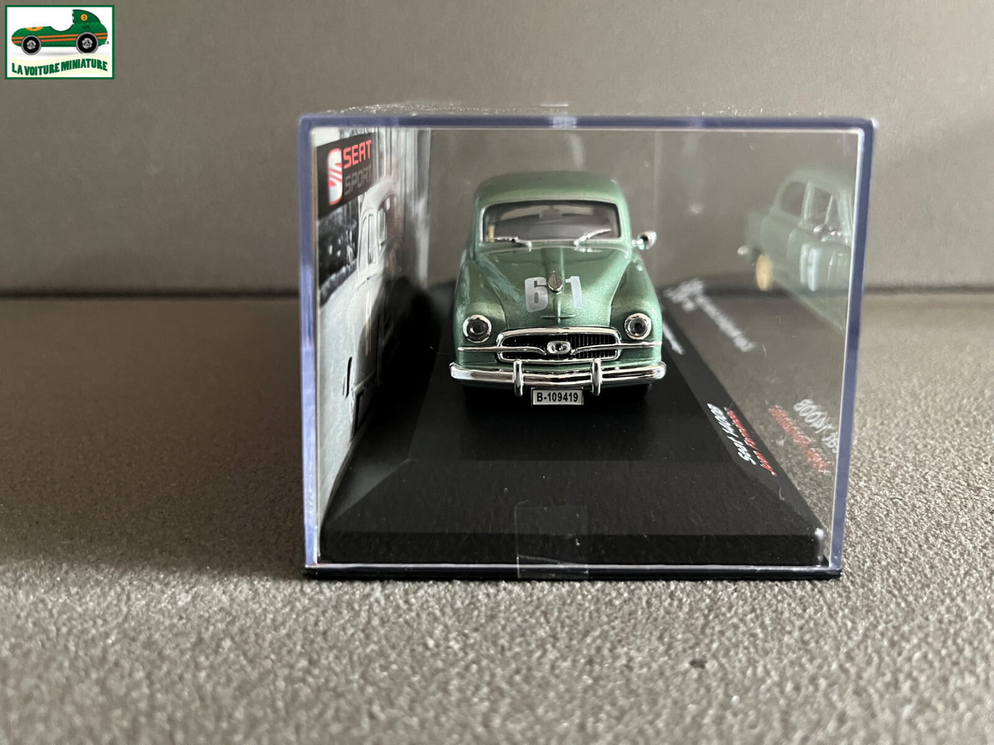 Voiture Miniature Seat 1400B Copa Montjuich Coches Sport 1957 Rallye au 1/43