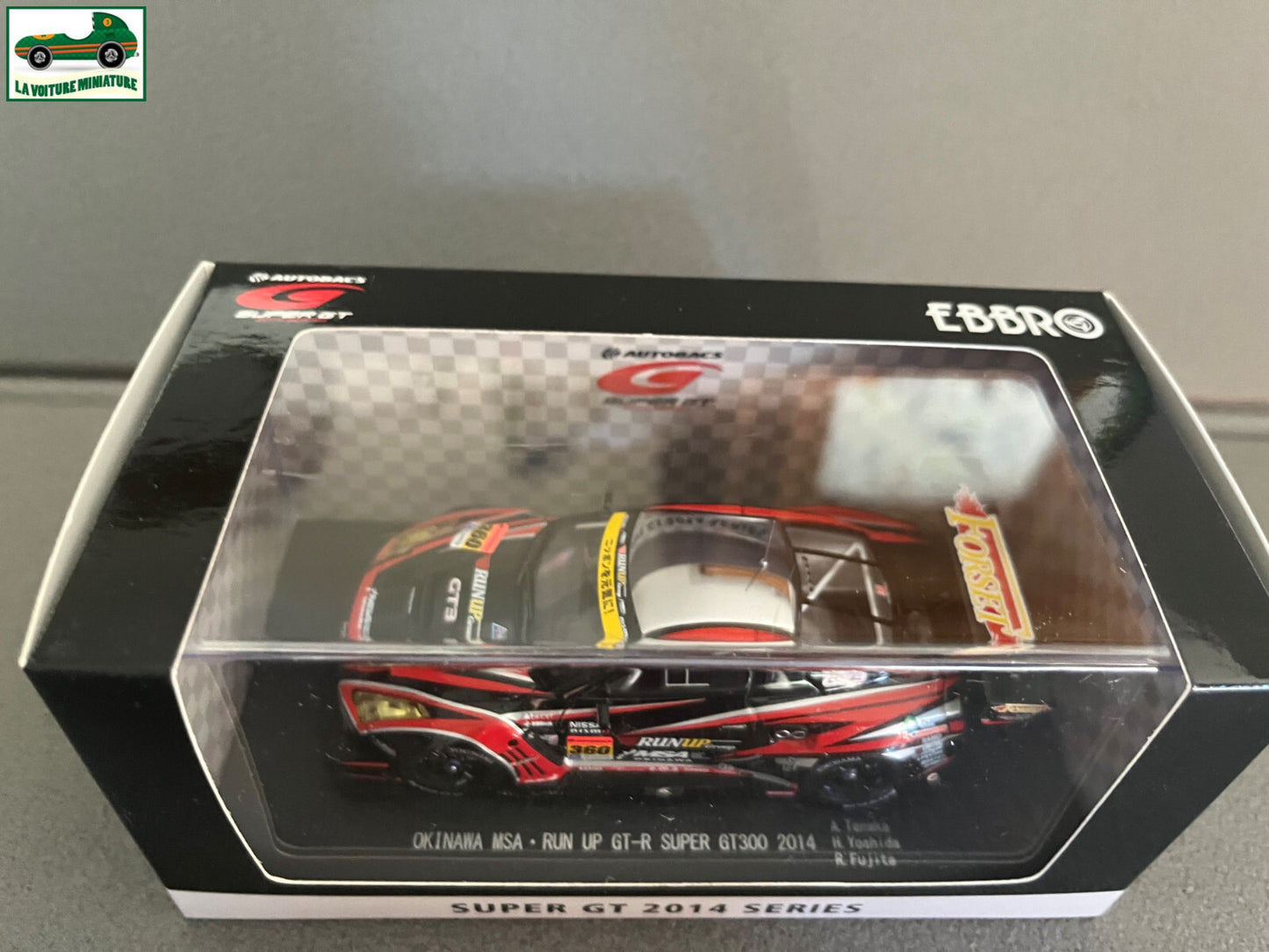 Voiture Miniature Onisawa MSA Run Up GT-R Super GT300 2014 Ebbro 1/43