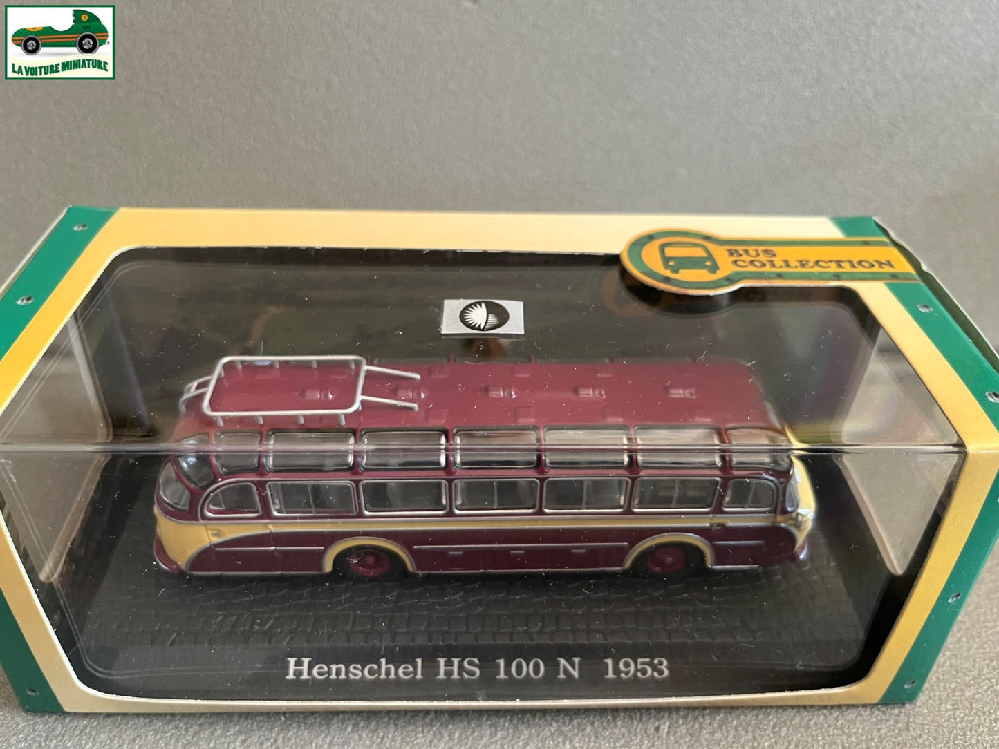 Voiture miniature Henschel HS 100 N 1953 Autobus Bus Collection Atlas 1/72