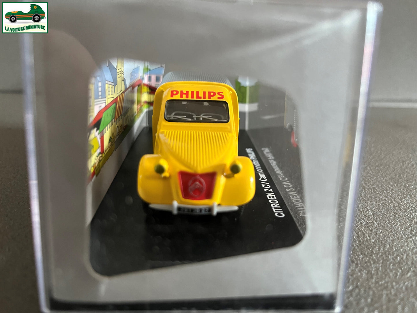 Voiture Miniature Utilitaire Citroen 2CV Camionnette Philips Atlas Eligor 1/43