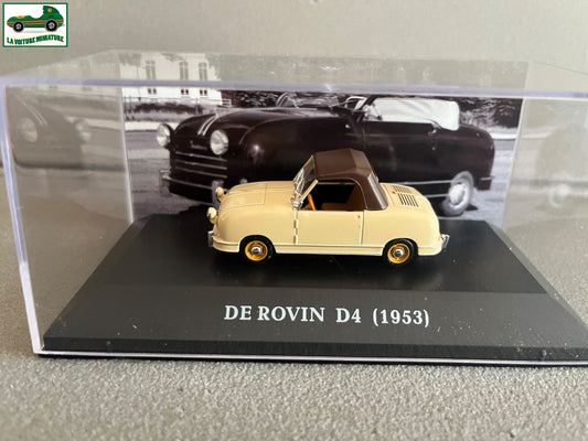 Voiture Miniature De Rovin D4 1953 Micro-Voitures D'Antan Altaya 1/43