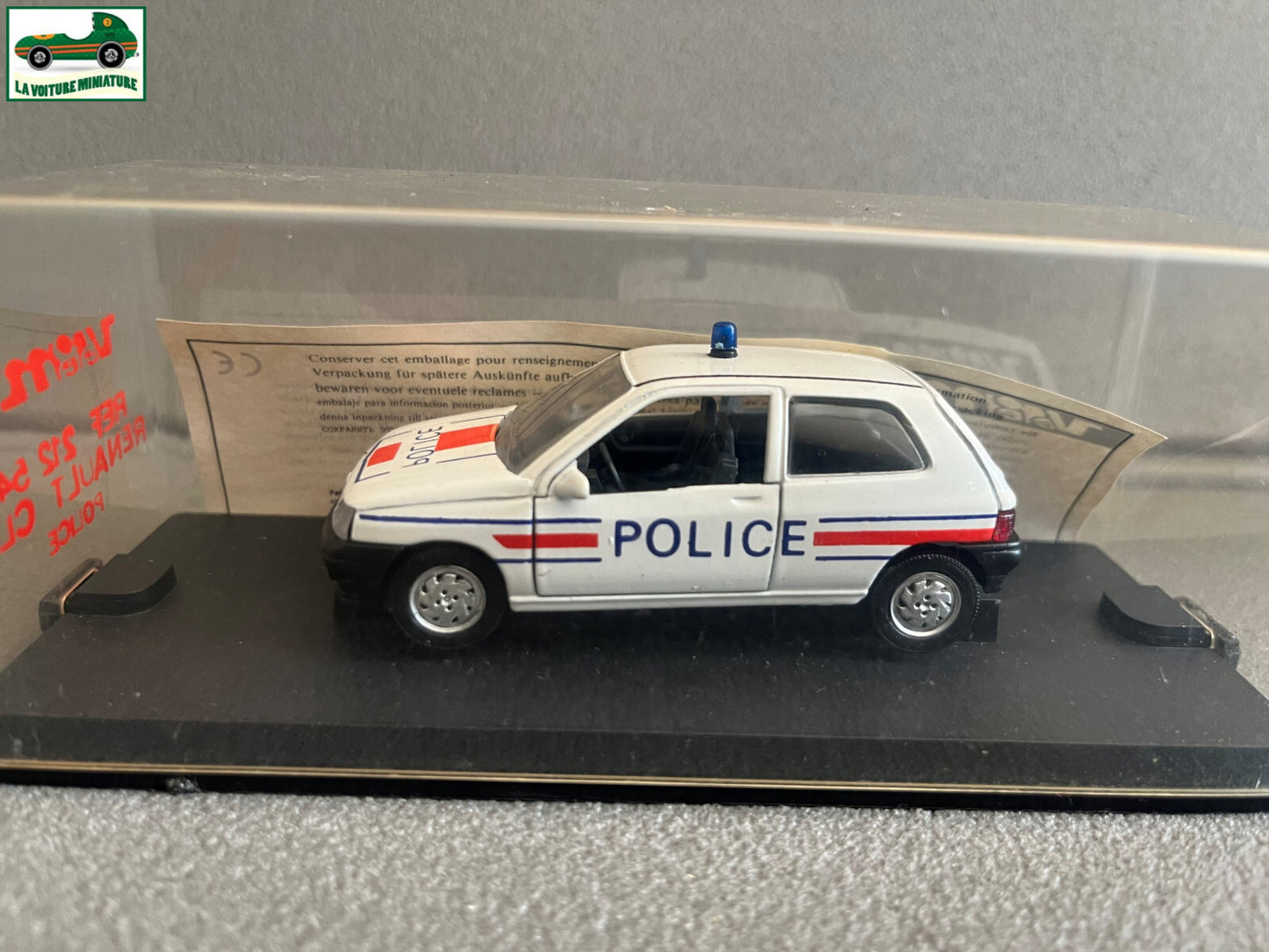 Voiture Miniature Renault Clio Police REF 212 Verem France Au 1:43