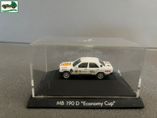 Voiture Miniature Mercedes MB 190 D Economy Cup Herpa 1/87 HO