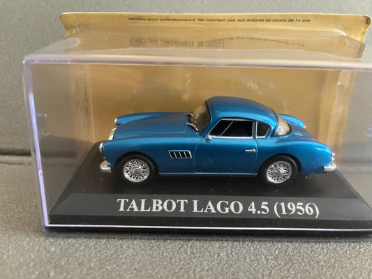 Voiture Miniature Talbot Lago 4.5 1956 Altaya au 1/43
