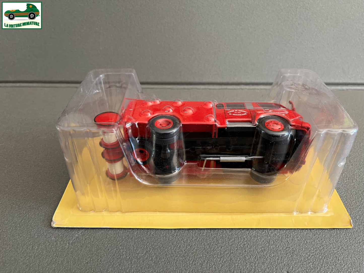 Miniature Camion Citroën PY C700 FPT Pompiers Vaucouleurs 1971 Hachette au 1/43