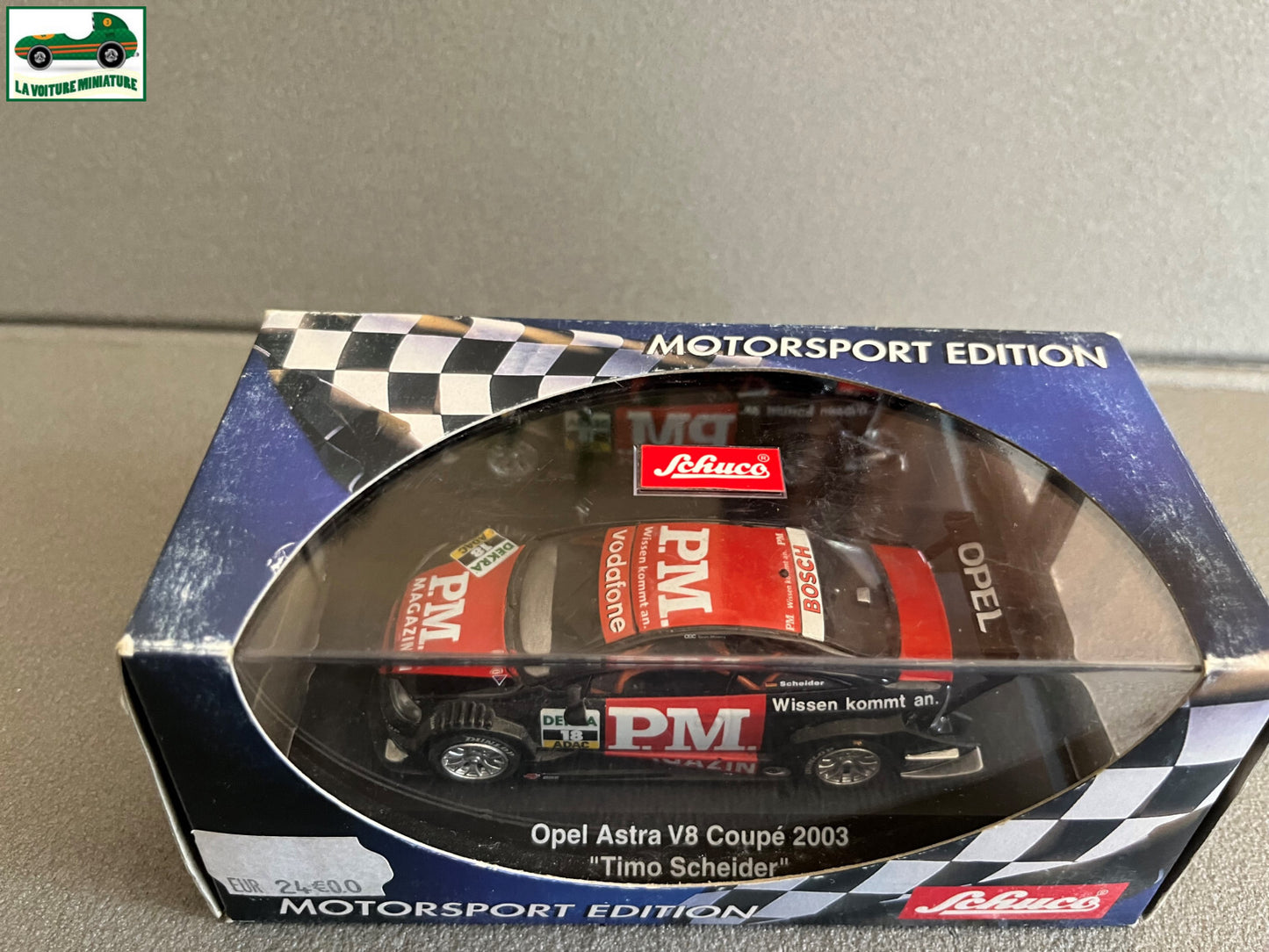Voiture Miniature Opel Astra V8 Coupé 2003 Scheider Schuco au 1/43