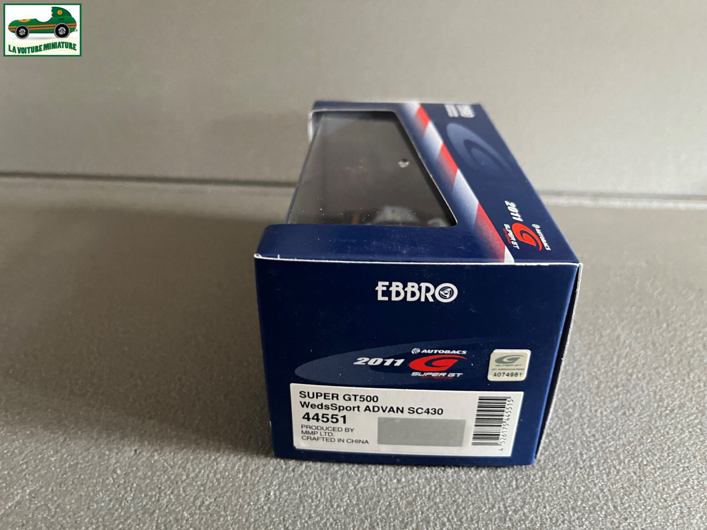 Voiture Miniature WedsSport Advan SC430 Super GT500 2011 Ebbro au 1/43