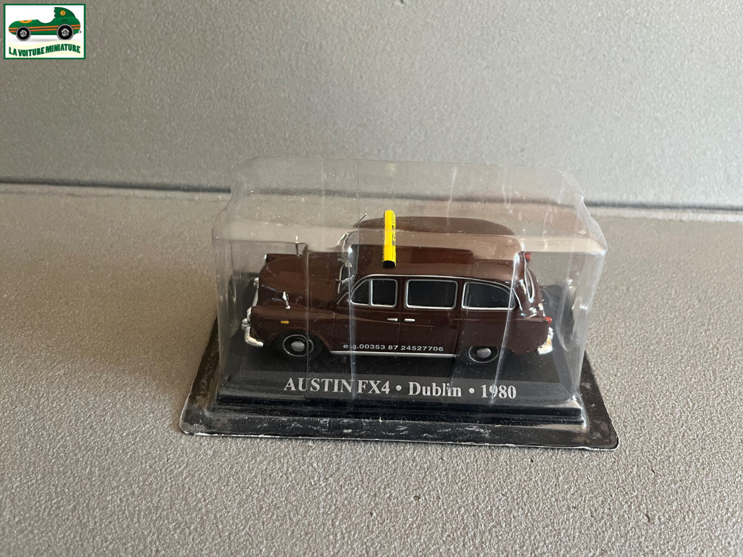 Voiture Miniature Austin FX4 Dublin 1980 Taxi Du Monde au 1/43 Altaya