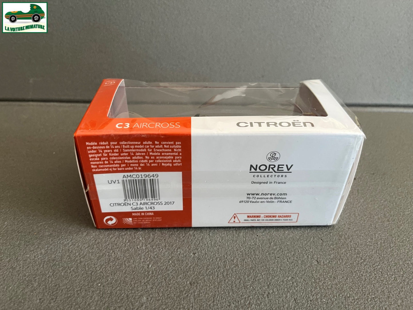 Voiture miniature Citroen C3 Aircross 2017 Sable Norev au 1/43
