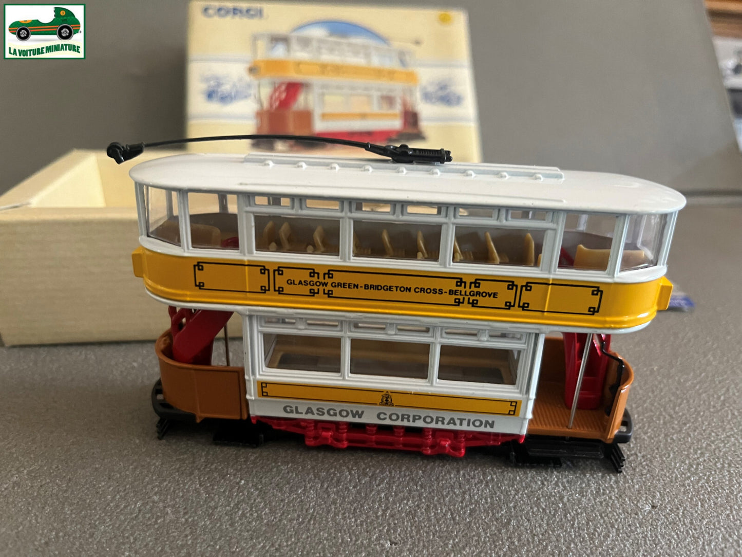 Voiture miniature Bus Tramway Closed Top Tram Glasgow Corgi 98152
