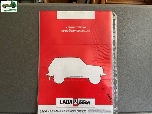 Ancien Dépliant Brochure Documentation Automobile Lada 4x4 Niva