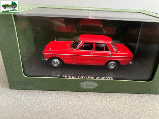 Voiture Miniature Prince Skyline 2000 GTB Ebbro au 1/43