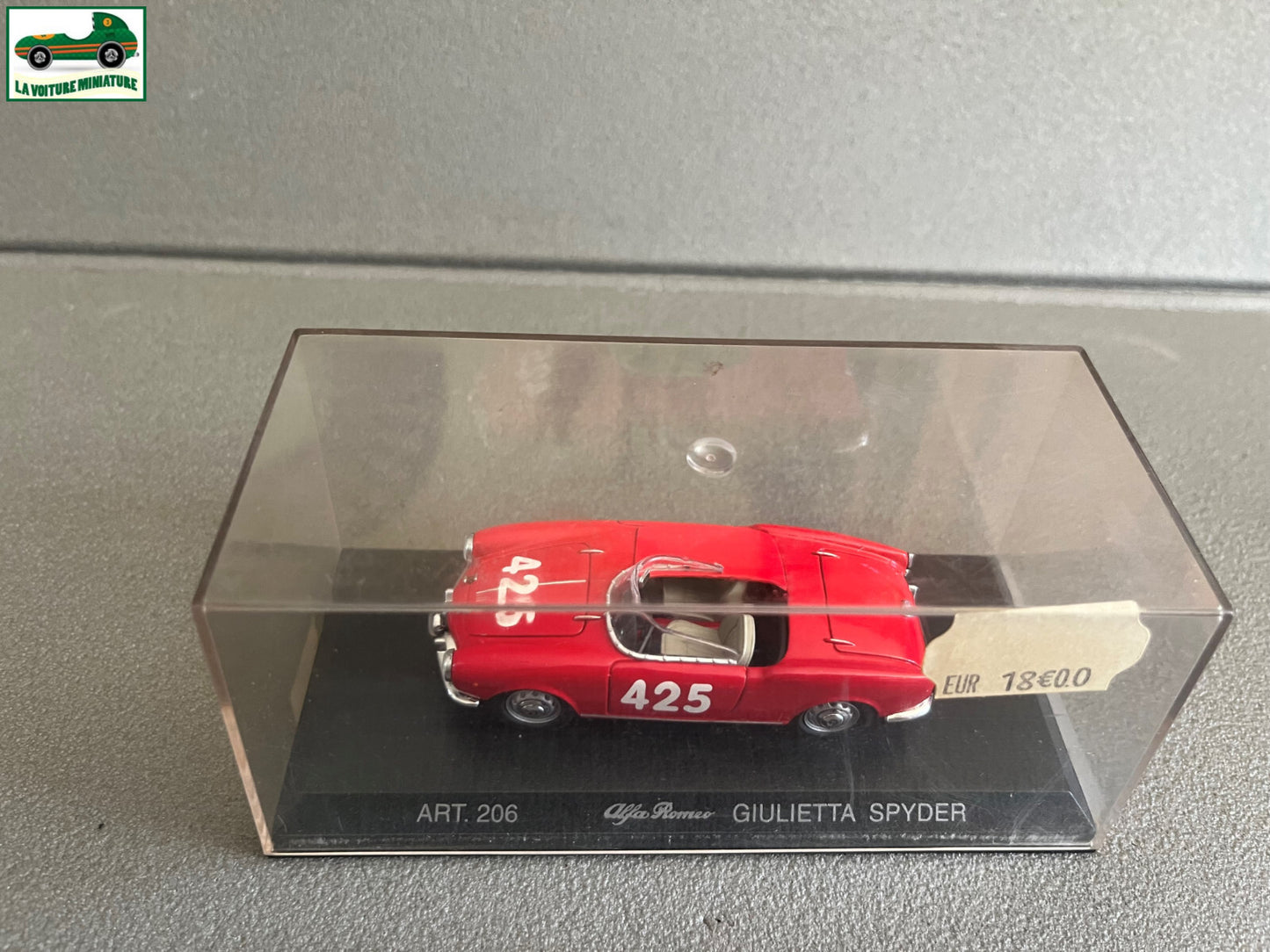 Voiture miniature Alfa Romeo Giulietta Spyder Detail Cars 206 au 1/43