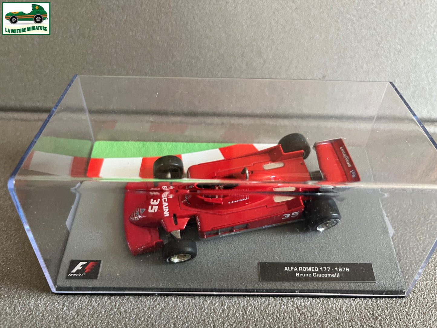 Voiture miniature Formule 1 F1 Alfa Romeo 177 1979 Giacomelli au 1/43