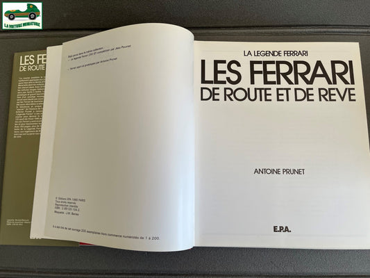 Livre Voiture Automobile Les Ferrari de Route et de Rêve Prunet