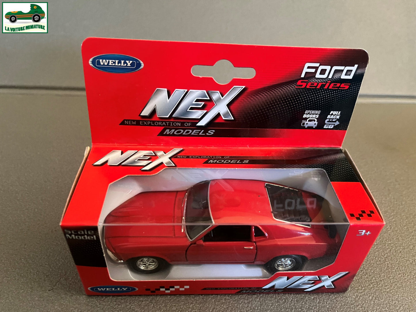 Voiture miniature Ford Mustang Boss 1970 Welly 1/34 - 1/36 - 1/39