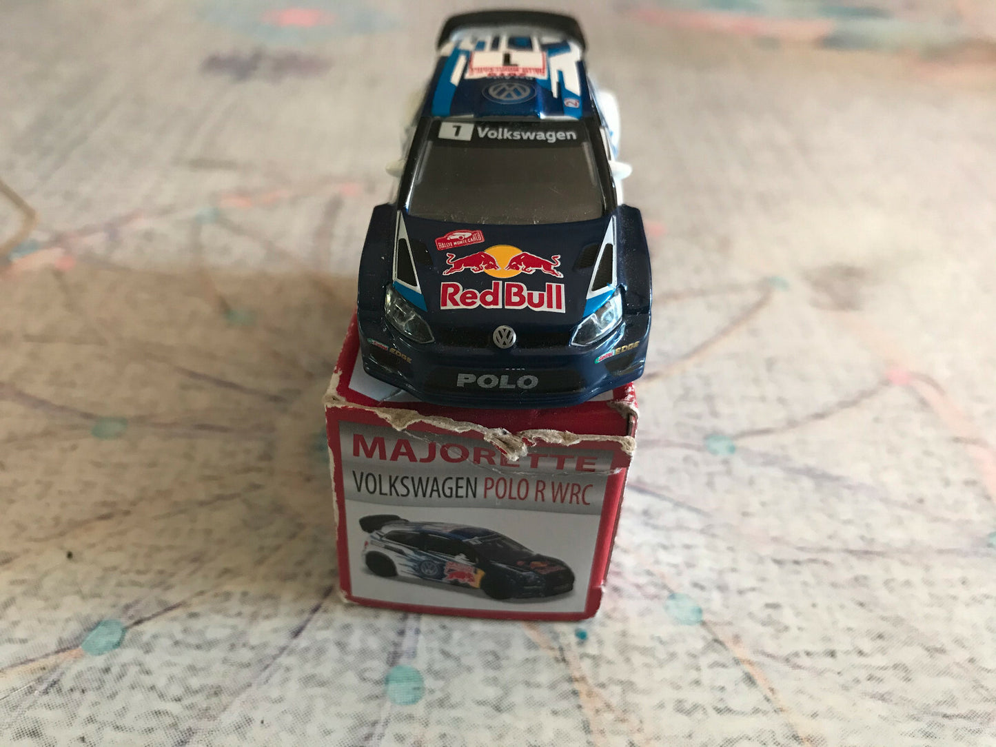 Voiture Miniature Volkswagen Polo R WRC Ogier Majorette Rallye Monte Carlo 1/57