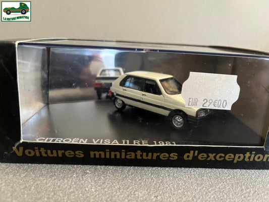 Voiture Miniature Citroen Visa 11 RE 1981 Norev au 1/43