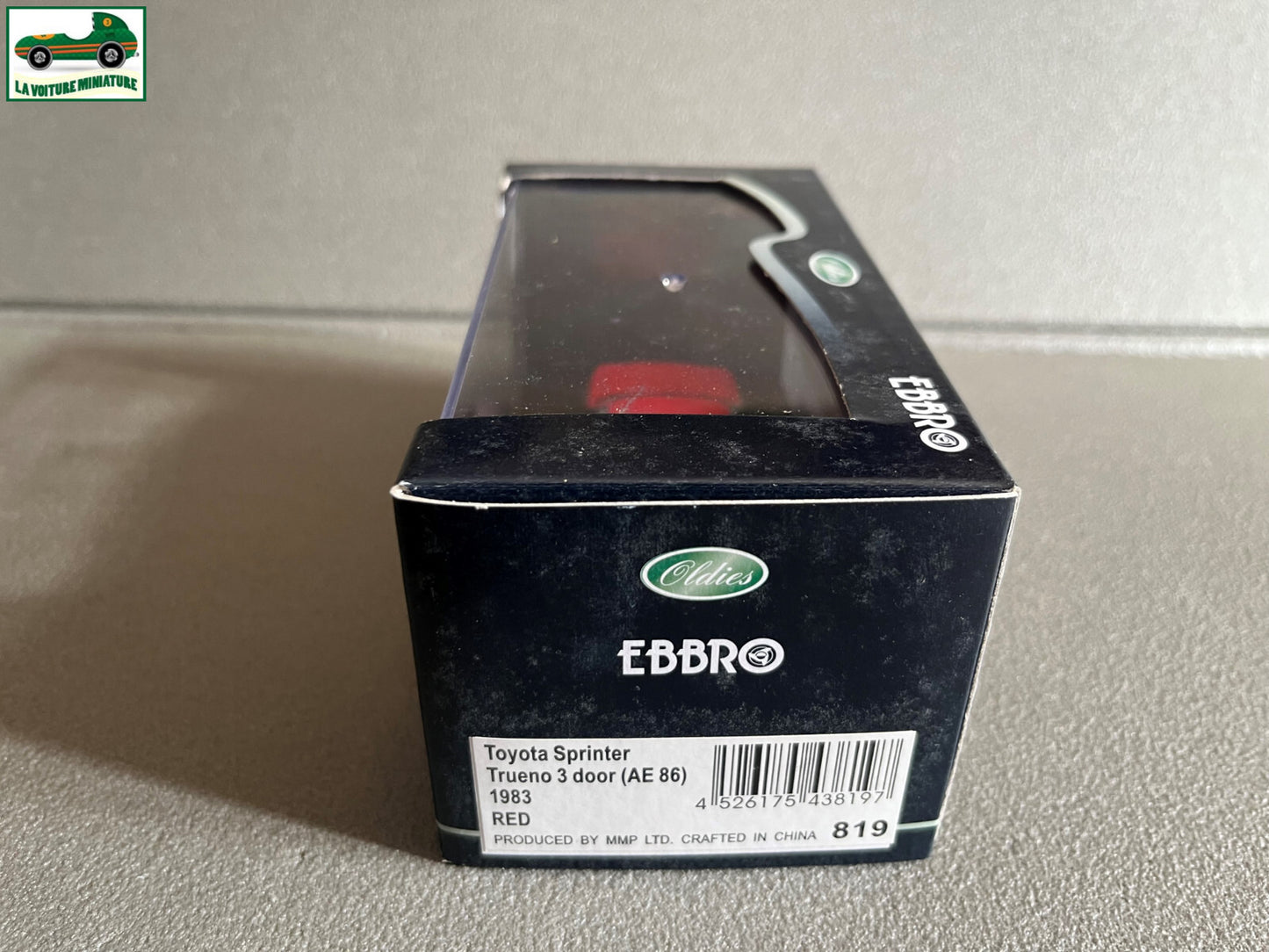 Voiture Miniature Toyota Sprinter Trueno AE 86 1983 Ebbro 1/43