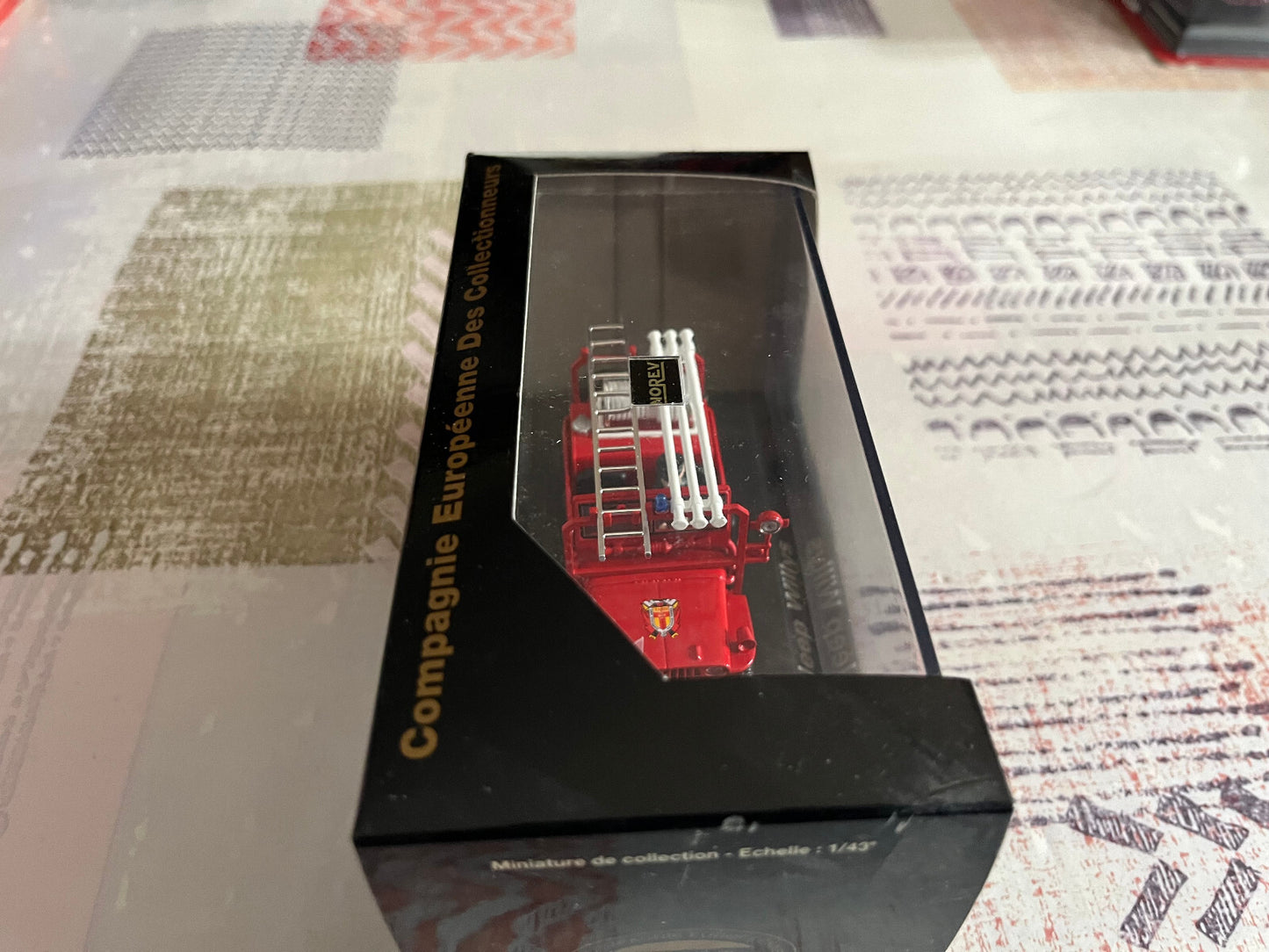 Voiture miniature Jeep Willys Pompiers Norev CEC 1/43