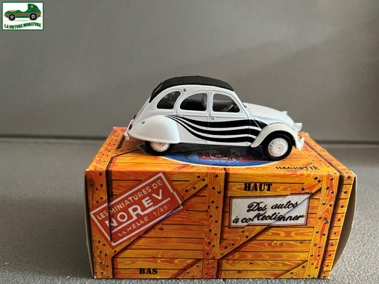 Voiture miniature Citroen 2cv Wella 1987 Norev Hachette au 1/43