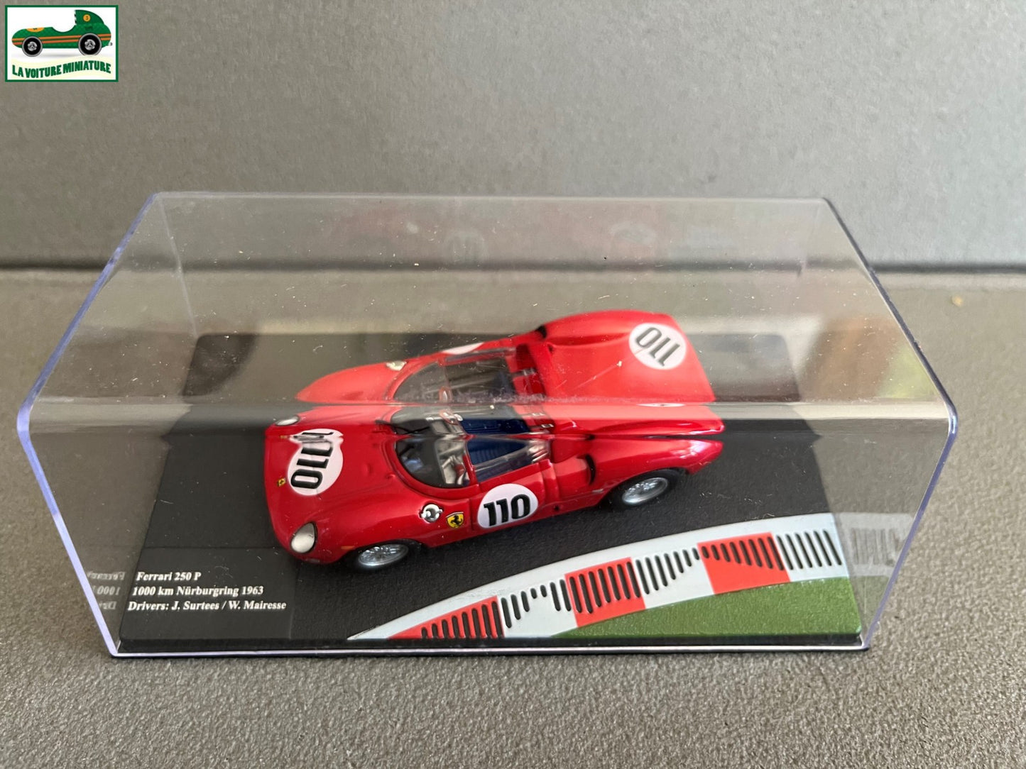Voiture miniature Collection Ferrari 250P 1000 km Nurburgring 1963 au 1/43