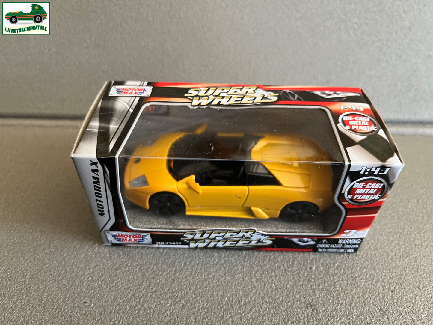 Voiture miniature Lamborghini Murcialago Roadster Motor Max 1/43