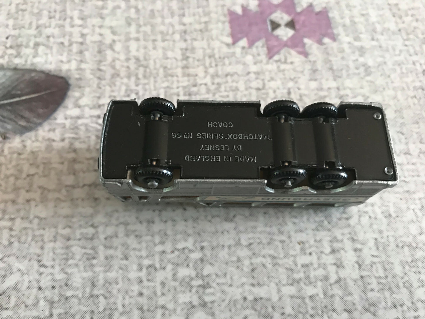 Voiture Miniature Bus Autobus Greyhound Coach Lesney Made In England