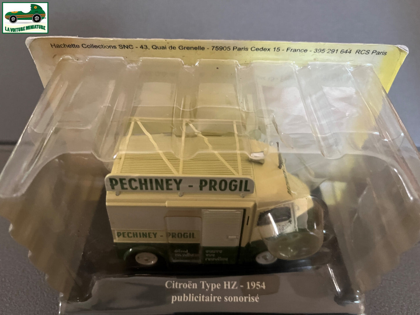 Voiture Miniature Citroen Type HZ 1954 Pechiney Eligor Hachette 1/43
