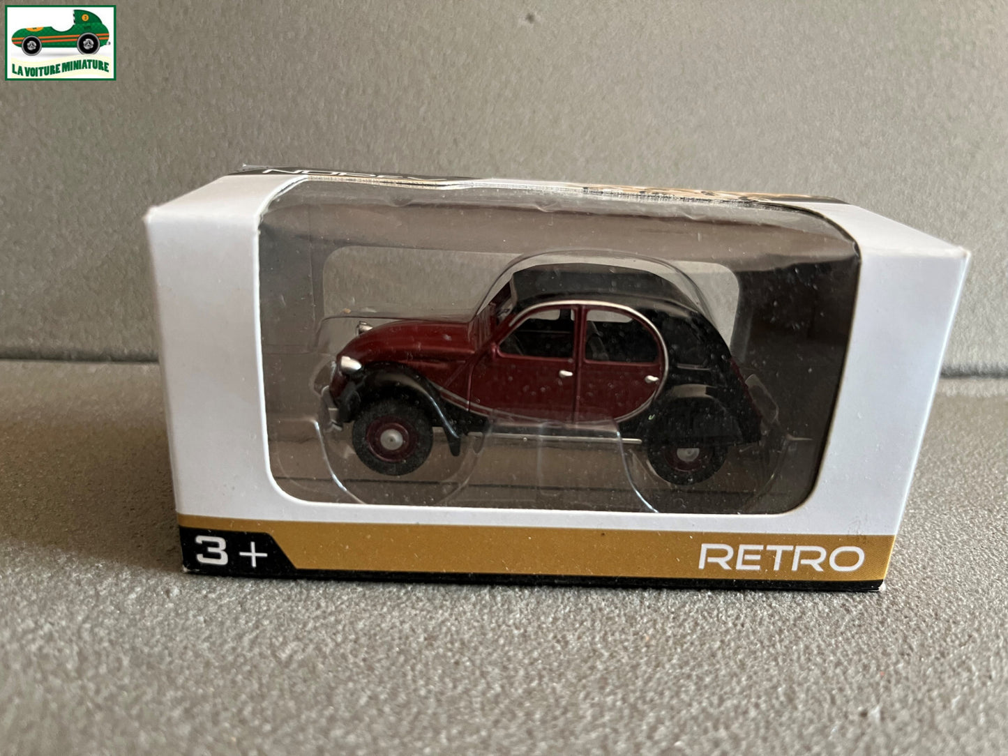 Voiture miniature Citroen 2CV Charleston 3 inches 1/64
